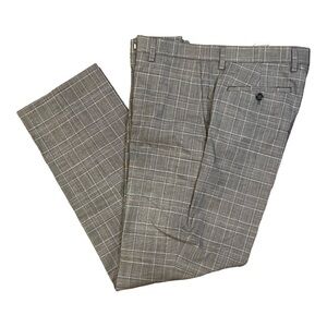 Banana Republic Gray Plaid Dress Pants